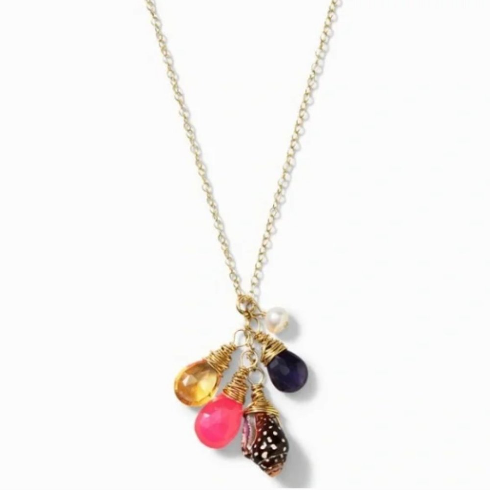 NWT - Tommy Bahama Jewel and Shell Necklace - Picture 1 of 5